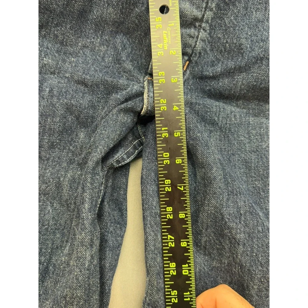 Vintage Y2K 90s Polo Jeans Workwear Ralph Lauren Denim Coveralls Women Size Smal - Picture 6 of 16
